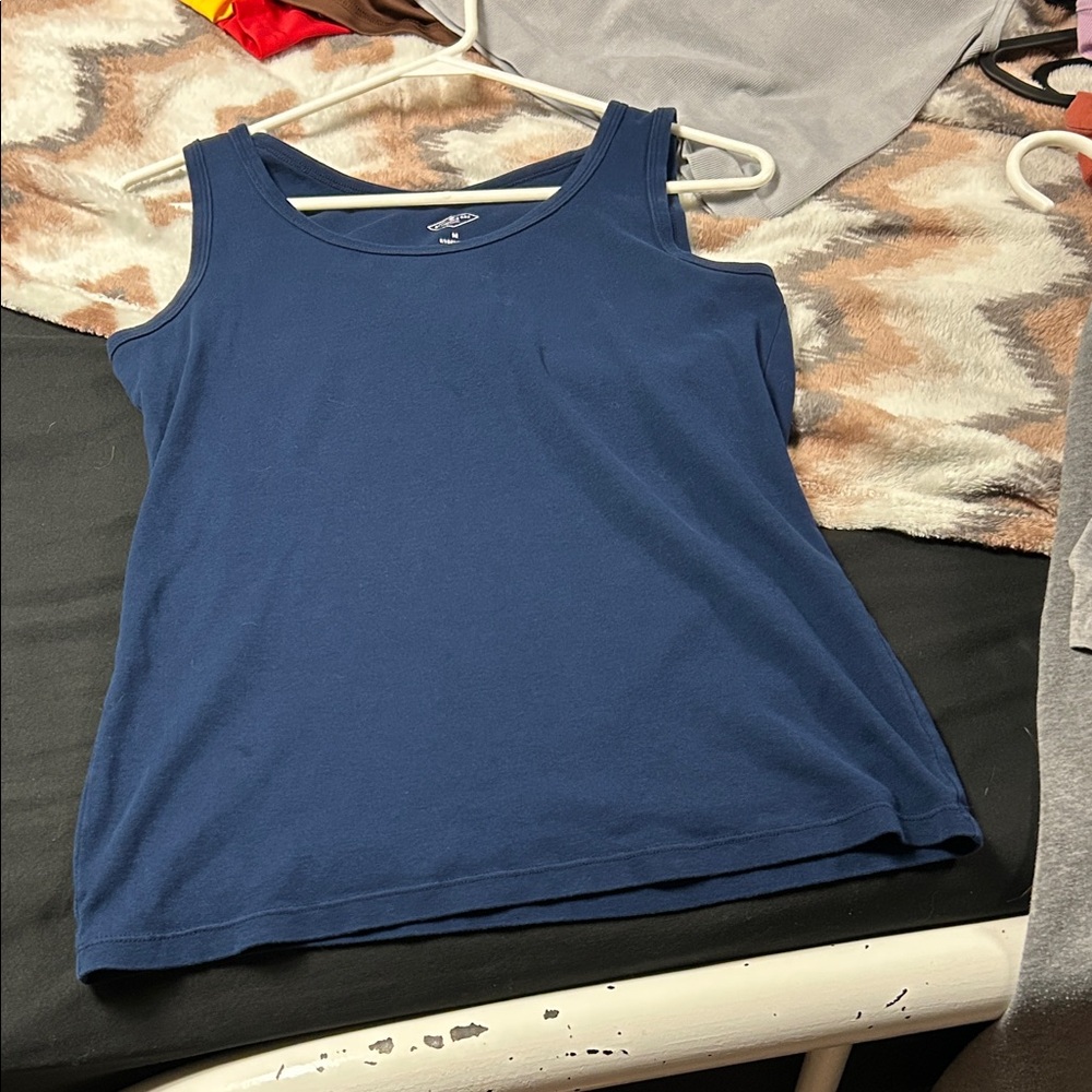 St. John's Bay Deep Blue Tank Top